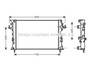 AVA QUALITY COOLING RTA2292 radiatorius, variklio aušinimas 
 Aušinimo sistema -> Radiatorius/alyvos aušintuvas -> Radiatorius/dalys
7711134658, 8200008765, 8200302463