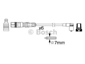 BOSCH 0 986 356 347 uždegimo laido komplektas 
 Kibirkšties / kaitinamasis uždegimas -> Uždegimo laidai/jungtys
021 905 409 AA