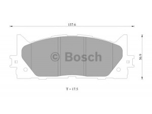 BOSCH 0 986 AB2 299 stabdžių trinkelių rinkinys, diskinis stabdys 
 Techninės priežiūros dalys -> Papildomas remontas
04465 33440, 04465-33450