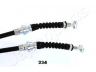 JAPANPARTS BC-334 trosas, stovėjimo stabdys 
 Stabdžių sistema -> Valdymo svirtys/trosai
GJ6A44410B, GJ6A44410C, GP9A44410A