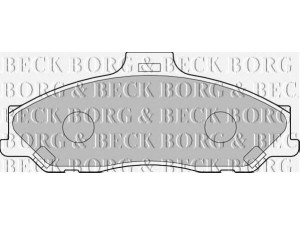 BORG & BECK BBP1887 stabdžių trinkelių rinkinys, diskinis stabdys 
 Techninės priežiūros dalys -> Papildomas remontas
2M342001EA, 2M342001FA, 3668591