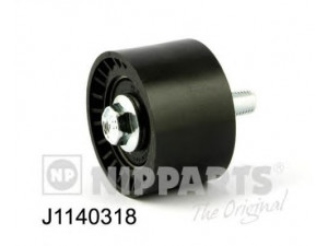 NIPPARTS J1140318 kreipiantysis skriemulys, paskirstymo diržas 
 Diržinė pavara -> Paskirstymo diržas/komplektas -> Laisvasis/kreipiamasis skriemulys
0K551-12-740A