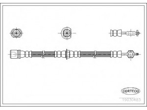CORTECO 19030483 stabdžių žarnelė 
 Stabdžių sistema -> Stabdžių žarnelės
9094702455
