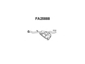 VENEPORTE FA25888 priekinis duslintuvas 
 Išmetimo sistema -> Duslintuvas
7740614, 7741307, 7741308