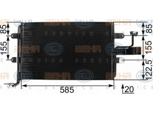 HELLA 8FC 351 301-061 kondensatorius, oro kondicionierius 
 Oro kondicionavimas -> Kondensatorius
1J0 820 413 H, 1J0 820 413 H