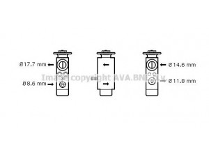 AVA QUALITY COOLING MS1094 išsiplėtimo vožtuvas, oro kondicionavimas 
 Oro kondicionavimas -> Vožtuvai
0008304084, 1248300484, 1248300684