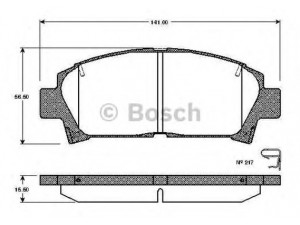 BOSCH 0 986 TB2 690 stabdžių trinkelių rinkinys, diskinis stabdys 
 Techninės priežiūros dalys -> Papildomas remontas
04465 12160, 04465 17050, 04465 20510