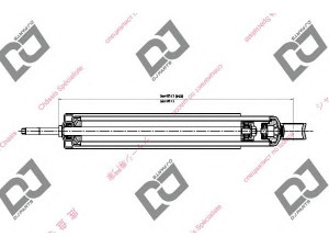 DJ PARTS DS1596HT amortizatorius 
 Pakaba -> Amortizatorius
485001010A