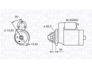 MAGNETI MARELLI 063523620760 starteris
58400670, 58402610, 58402680, 12153841