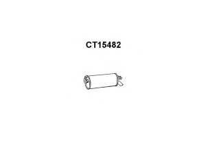 VENEPORTE CT15482 galinis duslintuvas 
 Išmetimo sistema -> Duslintuvas
95654015, 95666769