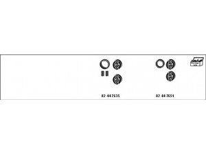 HJS MT-MA38 išmetimo sistema 
 Išmetimo sistema -> Išmetimo sistema, visa
