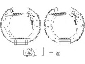 HELLA PAGID 8DB 355 004-431 stabdžių trinkelių komplektas 
 Techninės priežiūros dalys -> Papildomas remontas
4241J5, 4251J5, 4241J1, 440601749R