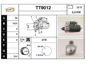 SNRA TT9012 starteris