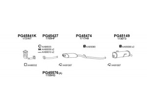 VENEPORTE 450708 išmetimo sistema 
 Išmetimo sistema -> Išmetimo sistema, visa