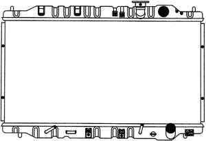 SAKURA  Automotive 1071-0205 radiatorius, variklio aušinimas