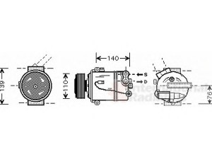 VAN WEZEL 3700K410 kompresorius, oro kondicionierius 
 Oro kondicionavimas -> Kompresorius/dalys
24411271, 6854085