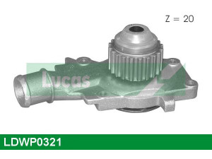 LUCAS ENGINE DRIVE LDWP0321 vandens siurblys 
 Aušinimo sistema -> Vandens siurblys/tarpiklis -> Vandens siurblys
1126041, 5013320, 5020651, 88SX8591A1B