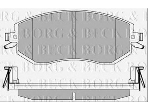 BORG & BECK BBP2426 stabdžių trinkelių rinkinys, diskinis stabdys 
 Techninės priežiūros dalys -> Papildomas remontas
26296-SC000, 26296-SC020