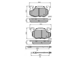 NATIONAL NP2654 stabdžių trinkelių rinkinys, diskinis stabdys 
 Techninės priežiūros dalys -> Papildomas remontas
4250.91, 4250.92, 4251.20, 4251.27
