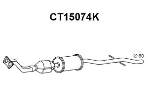 VENEPORTE CT15074K katalizatoriaus keitiklis 
 Išmetimo sistema -> Katalizatoriaus keitiklis
1705RF, 170668, 170693, 1731L7