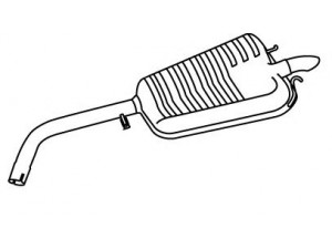 FONOS 619249 galinis duslintuvas 
 Išmetimo sistema -> Duslintuvas
6750766