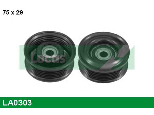 LUCAS ENGINE DRIVE LA0303 kreipiantysis skriemulys, V formos rumbuotas diržas 
 Diržinė pavara -> V formos rumbuotas diržas/komplektas -> Laisvasis/kreipiamasis skriemulys
16604-50010, 16604-50030