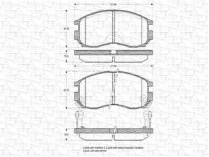 MAGNETI MARELLI 363702160777 stabdžių trinkelių rinkinys, diskinis stabdys 
 Techninės priežiūros dalys -> Papildomas remontas
MB 534 644, MB 534644, MB 699055