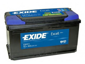 EXIDE EB951 starterio akumuliatorius; starterio akumuliatorius