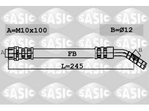 SASIC 6606062 stabdžių žarnelė 
 Stabdžių sistema -> Stabdžių žarnelės
8D0611775J