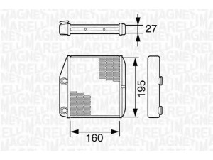 MAGNETI MARELLI 350218227000 šilumokaitis, salono šildymas 
 Šildymas / vėdinimas -> Šilumokaitis
77363898