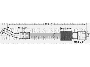BORG & BECK BBH7129 stabdžių žarnelė 
 Stabdžių sistema -> Stabdžių žarnelės
5562245, 13131296, 13131296, 5562245