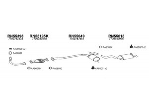 VENEPORTE 550364 išmetimo sistema 
 Išmetimo sistema -> Išmetimo sistema, visa