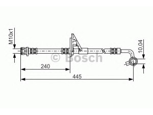 BOSCH 1 987 481 318 stabdžių žarnelė 
 Stabdžių sistema -> Stabdžių žarnelės
01464-S04-V02