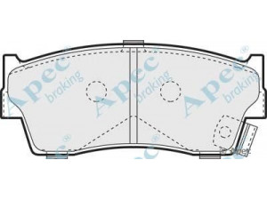 APEC braking PAD1086 stabdžių trinkelių rinkinys, diskinis stabdys
5520063810, 5520063810000, 55200-63810