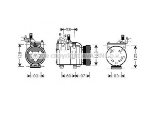 AVA QUALITY COOLING HYK093 kompresorius, oro kondicionierius 
 Oro kondicionavimas -> Kompresorius/dalys
9770125000