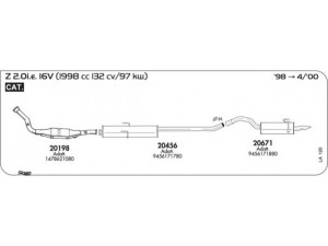 AKS DASIS SGLA120 išmetimo sistema
