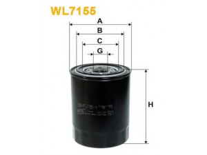 WIX FILTERS WL7155 alyvos filtras 
 Filtrai -> Alyvos filtras
OK183, YL4J6714BA, 1520818G00, 1520820N00