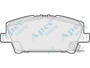 APEC braking PAD1538 stabdžių trinkelių rinkinys, diskinis stabdys 
 Techninės priežiūros dalys -> Papildomas remontas
45022SMGE00, 45022SMGE01