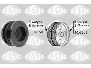 SASIC 9001812 skriemulys, alkūninis velenas 
 Diržinė pavara -> Dirželio skriemulys
11232247890