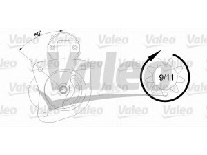 VALEO 455537 starteris 
 Elektros įranga -> Starterio sistema -> Starteris
1359119, 1367049, 1542195, 1545417