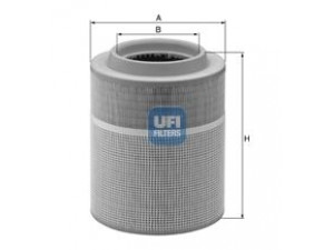 UFI 27.A29.00 oro filtras 
 Techninės priežiūros dalys -> Techninės priežiūros intervalai
01182912, 21377915