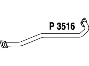 FENNO P3516 išleidimo kolektorius 
 Išmetimo sistema -> Išmetimo vamzdžiai
L806-40-600A