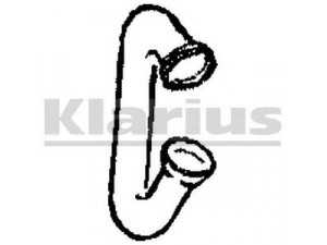 KLARIUS 301486 išleidimo kolektorius 
 Išmetimo sistema -> Išmetimo vamzdžiai
170487, 170487, 170487
