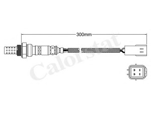 CALORSTAT by Vernet LS140239 lambda jutiklis 
 Variklis -> Variklio elektra
F32Z9F472A, F32Z9F472B, F62Z9F472HH