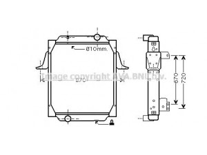 AVA QUALITY COOLING RE2066 radiatorius, variklio aušinimas 
 Aušinimo sistema -> Radiatorius/alyvos aušintuvas -> Radiatorius/dalys
5010315845