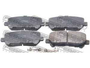 FEBEST 0301-YD2R stabdžių trinkelių rinkinys, diskinis stabdys
43022-STX-A00