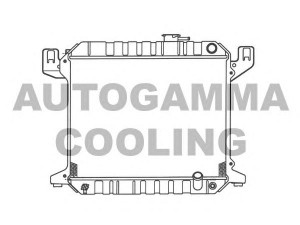 AUTOGAMMA 100398 radiatorius, variklio aušinimas
19010689023, 19010689905
