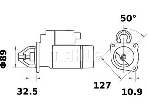 MAHLE ORIGINAL MS 166 starteris
3218965