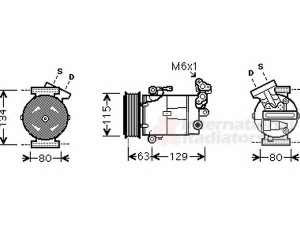 VAN WEZEL 1300K334 kompresorius, oro kondicionierius 
 Oro kondicionavimas -> Kompresorius/dalys
92600-JD70B, 92600JD700, 92600JD70B