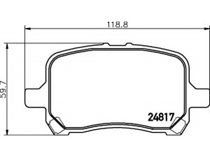 HELLA 8DB 355 014-691 stabdžių trinkelių rinkinys, diskinis stabdys 
 Techninės priežiūros dalys -> Papildomas remontas
15808204, 20881786, 22820406, 25809846